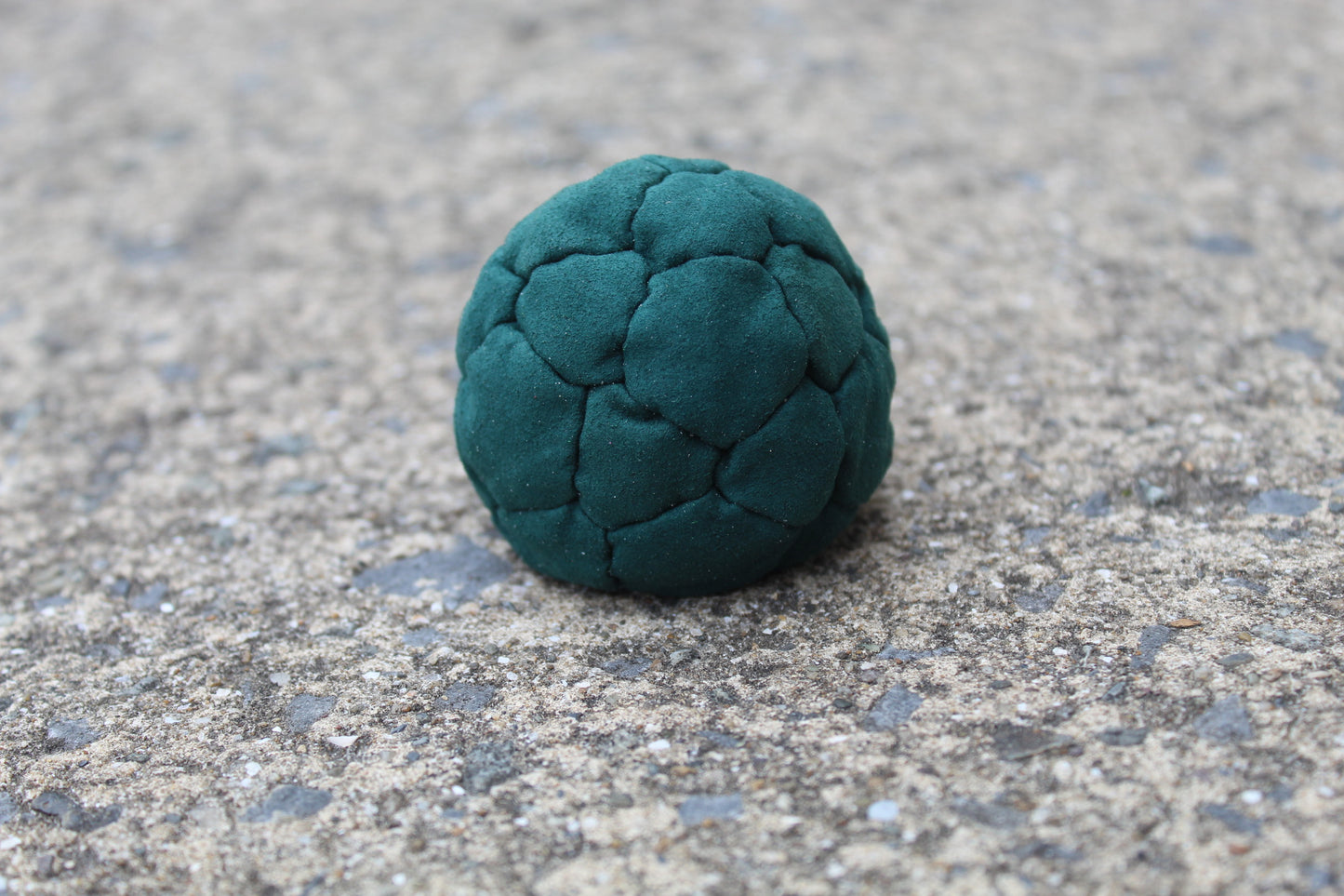 Xtremity Pro professional footbag with a 32 panel construction in Green