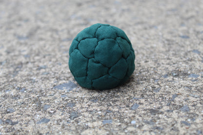 Xtremity Pro professional footbag with a 32 panel construction in Green