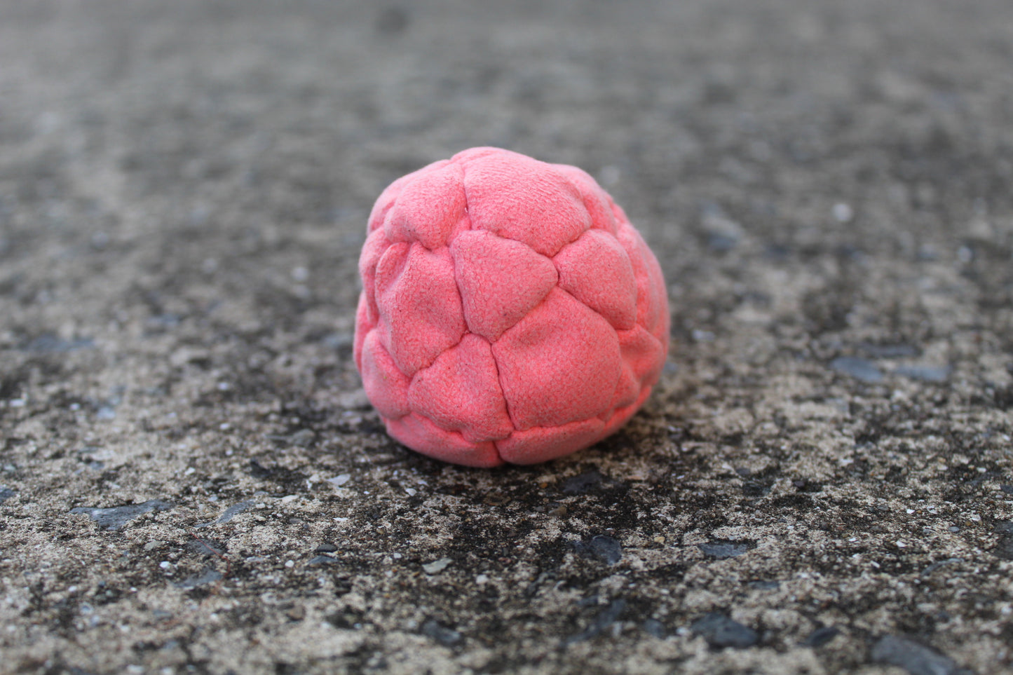 Xtremity Pro professional footbag with a 32 panel construction in Pink