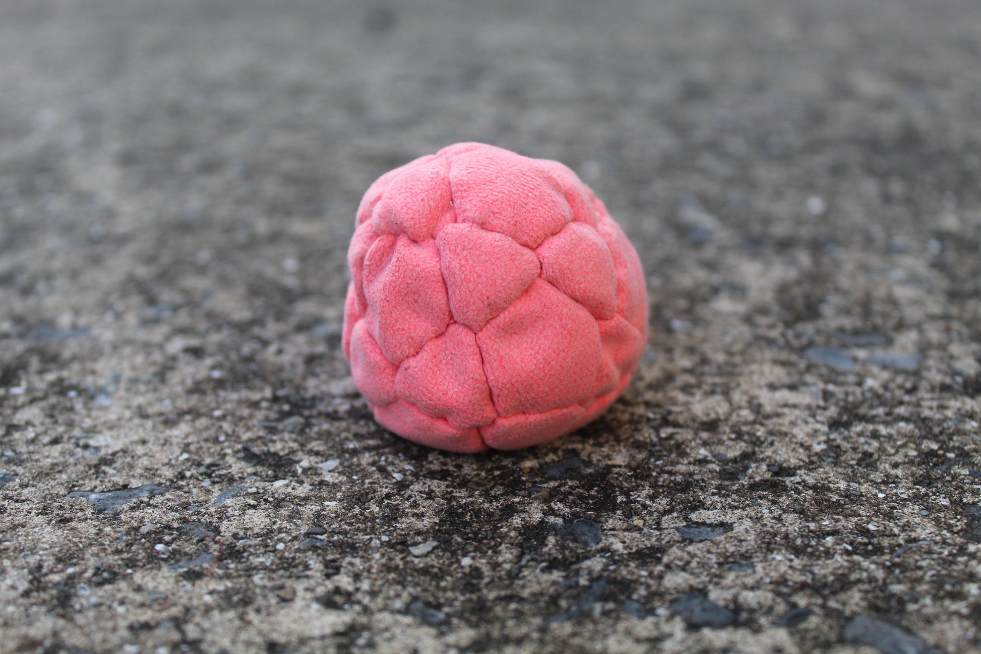 Xtremity Pro professional footbag with a 32 panel construction in Pink