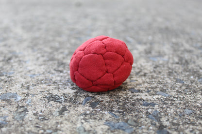 Xtremity Pro professional footbag with a 32 panel construction in Red